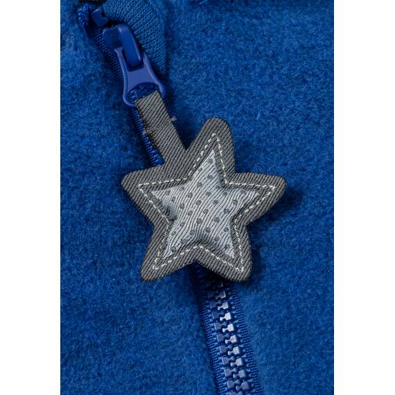 Sterntaler Baby Overall Fleece Unisex - Jumpsuit aus Microfleece Stickerei, Reißverschluss, sowie Hand- und Fußstulpen - kobaltblau, 86