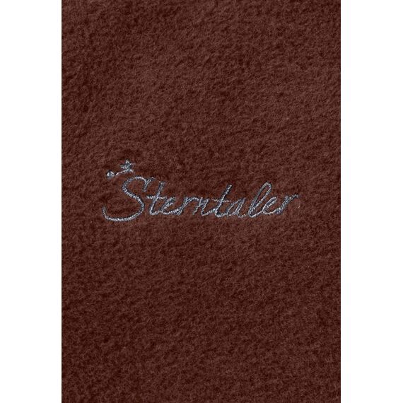 Sterntaler Baby Overall Fleece Unisex - Jumpsuit aus Microfleece Stickerei, Reißverschluss, sowie Hand- und Fußstulpen - dunkelbraun, 74