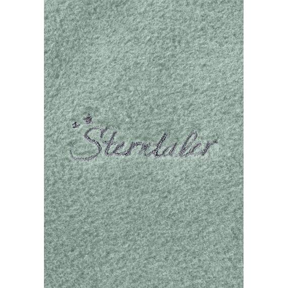 Sterntaler Baby Overall Fleece Unisex - Jumpsuit aus Microfleece Stickerei, Reißverschluss, sowie Hand- und Fußstulpen - steingrün, 86