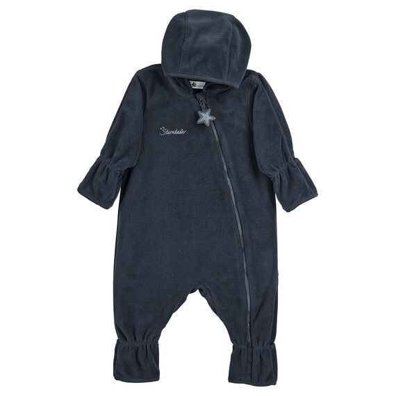 Sterntaler Unisex Baby Overall Baby Fleece Overall, Marine, 68