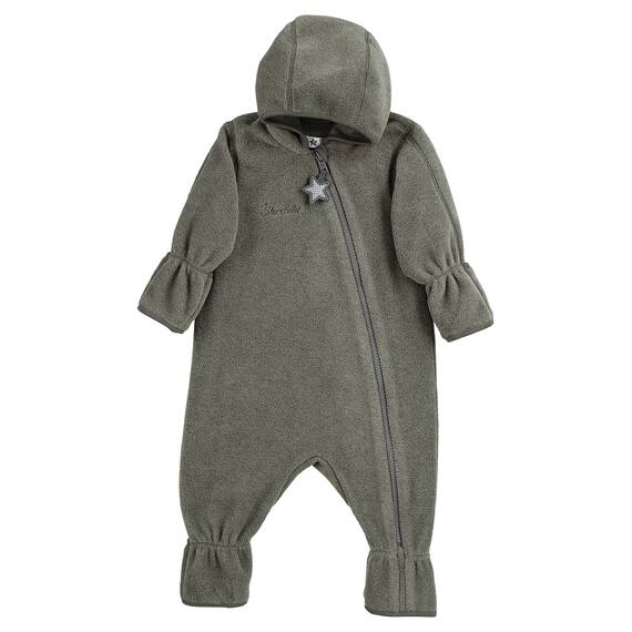 Sterntaler Unisex Kinder Overall Baby Fleece Overall, Spinat, 80