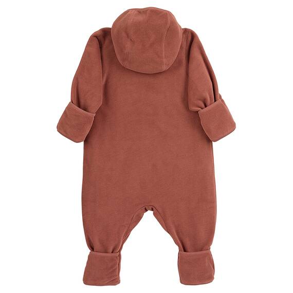 Sterntaler Unisex Kinder Overall Baby Fleece Overall, Braun, 86
