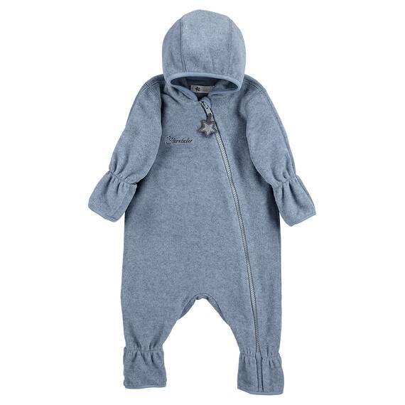 Sterntaler Unisex Kinder Overall Baby Fleece Overall, Blau, 86