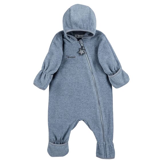 Sterntaler Unisex Kinder Overall Baby Fleece Overall, Blau, 68
