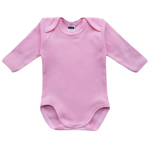 MEA BABY Unisex Langarm Body aus 100% Baumwolle im 5er Pack, Mit Aufdruck für Mädchen und Jungen (74, Mädchen)