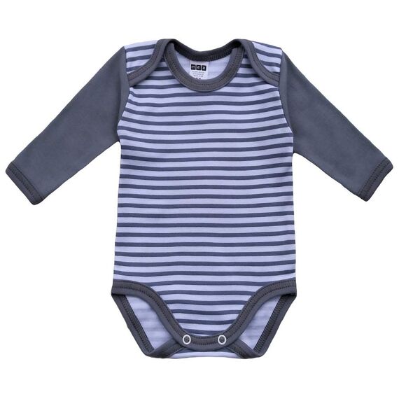 MEA BABY Unisex Langarm Body aus 100% Baumwolle im 5er Pack Mit Aufdruck für Mädchen und Jungen (68, Jungen)