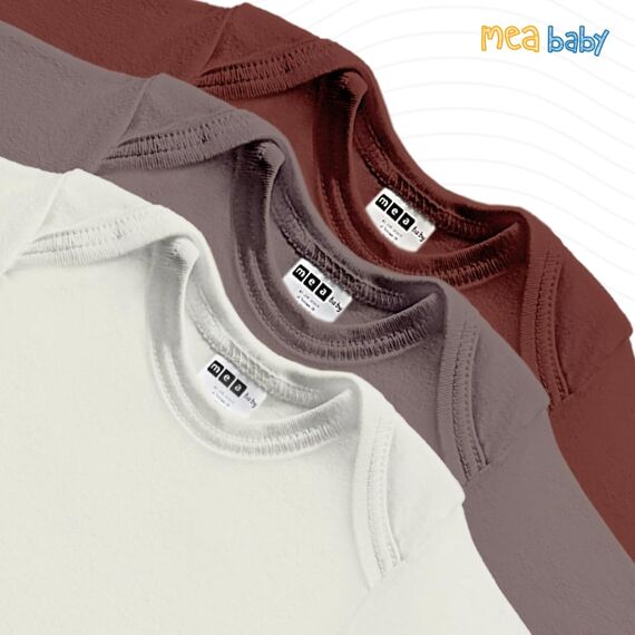 MEA BABY Unisex Langarm Body aus 100% Baumwolle im 5er Pack, Mit Aufdruck für Mädchen und Jungen (80, Mädchen 3)