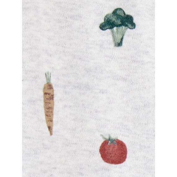 Simple Joys by Carter's 3er-Pack Sleep and Play, Veggie-Streifen, 6-9 Monate