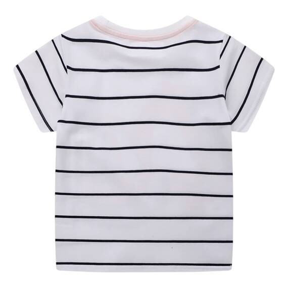 Unisex Baby T-Shirt Baumwolle Süß Karikatur Tier Muster Tops für 1-7 Jahre Alt (5-6 Jahre, H Oranger Bagger)
