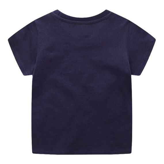 Unisex Baby T-Shirt Baumwolle Süß Karikatur Tier Muster Tops für 1-7 Jahre Alt (6-7 Jahre, H Hubschrauber)