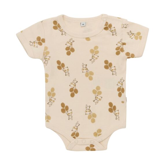 PIPPI Unisex Baby Body SS AO-printed (4-pack) Formender Body, TRUE, 98