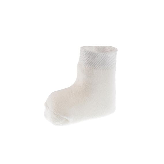 Jacob's – Erstlingssöckchen Baby 3er Pack | Weiche Vollfrottee-Socken Ecru weiß, OEKO-TEX® zertifiziert | Größe 0–3 Monate, hautfreundlich & wärmend