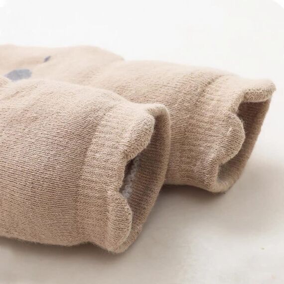 FedMois 5er Pack Baby Kleinkinder ABS rutschfeste Wintersocken dicke Thermosocken Baumwolle, Tiere, 3-5 Jahre