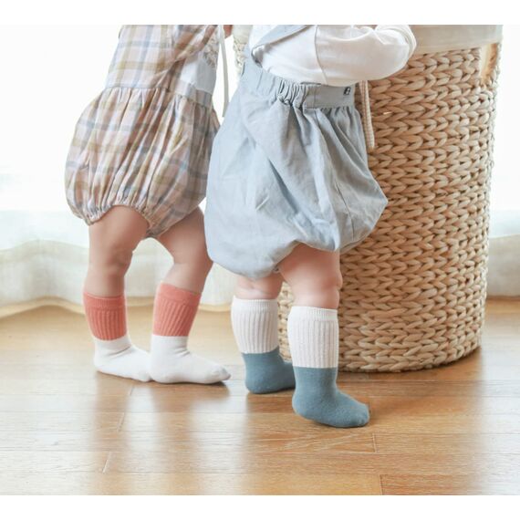 J Poqobog Kleinkind Baby Mädchen Jungen Socken stoppersocken kinder abs rutschfeste kindersocken für Baby antirutschsocken 8Paar (DE/NL/SE/PL, Alter, 12 Monate, 24 Monate, Rot 8 Paar)