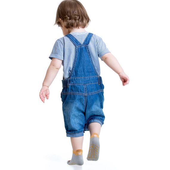 Opopark 5 Paar Grip Socken, Baby Kleinkinder rutschfeste Socken, Stoppersocken Baby, Socken aus Baumwolle mit Tiermotiv(3-5 Jahre)