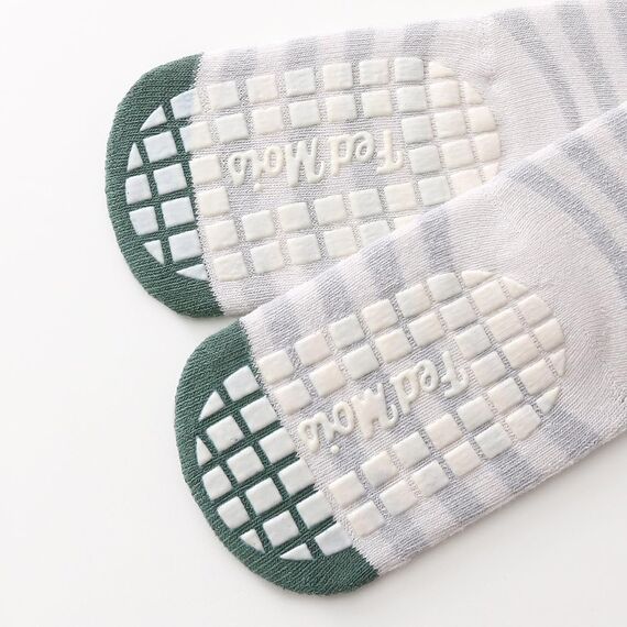 FedMois 5er Pack Baby Kleinkinder ABS rutschfeste Wintersocken dicke Thermosocken Baumwolle, Pflanzen, 1-3 Jahre