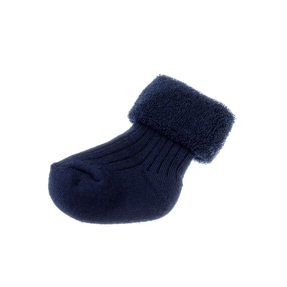 Jacob's – Erstlingssöckchen Baby 3er Pack | Weiche Vollfrottee-Socken Blau, OEKO-TEX® zertifiziert | Größe 0–3 Monate, hautfreundlich & wärmend