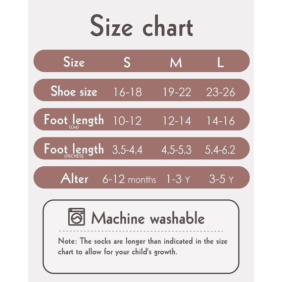 Kyopp 5 Paar Stoppersocken Baby Kleinkinder ABS rutschfeste Socken Tiermotive Kindersocken Animals Baumwolle Crew Socks