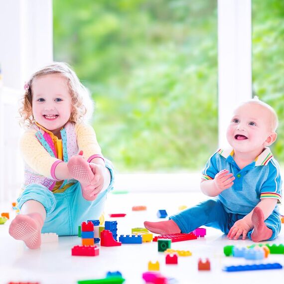 ELUTONG 12 Paar Socken Kinder Baby Jungen Socken ABS Antirutsch Anti-Rutsch Kleinkinder Babysocken für 3-5 Jahre