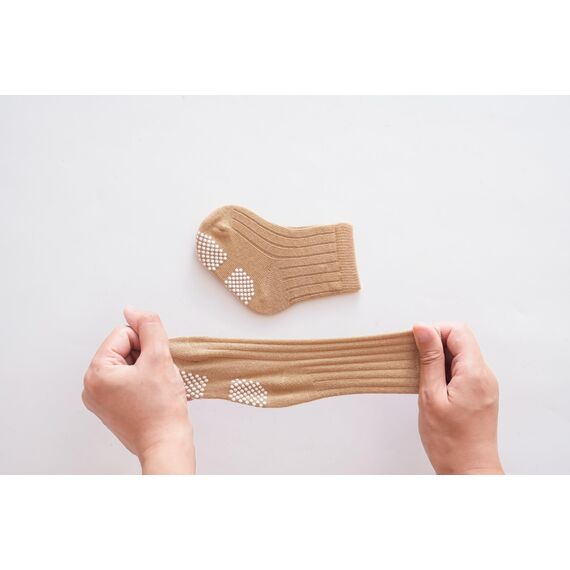 J Poqobog Rutschfeste Socken für Baby Mädchen Jungen 9 Paar Kinder Anti Rutsch abs Socken Sportsocken Stoppersocken (12-24 Monate,Mädchen-9P)
