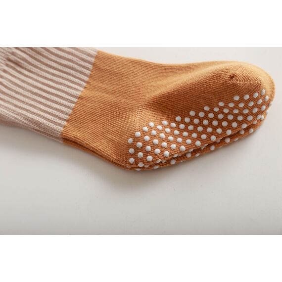 J Poqobog Kleinkind Baby Mädchen Jungen Socken stoppersocken kinder abs rutschfeste kindersocken für Baby antirutschsocken 8Paar (DE/NL/SE/PL, Alter, 6 Monate, 12 Monate, Rot 8 Paar)