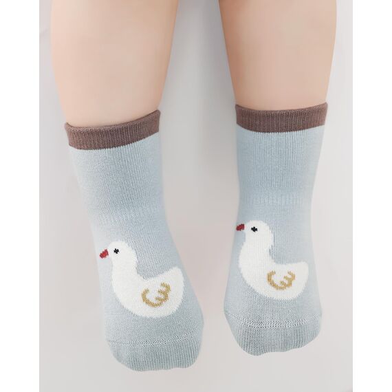 Adorel Baby Stoppersocken Baumwolle Antirutsch Krabbelsocken ABS Socken 6er-Pack Süßer Traum 0-12 Monate (Herstellergröße S)