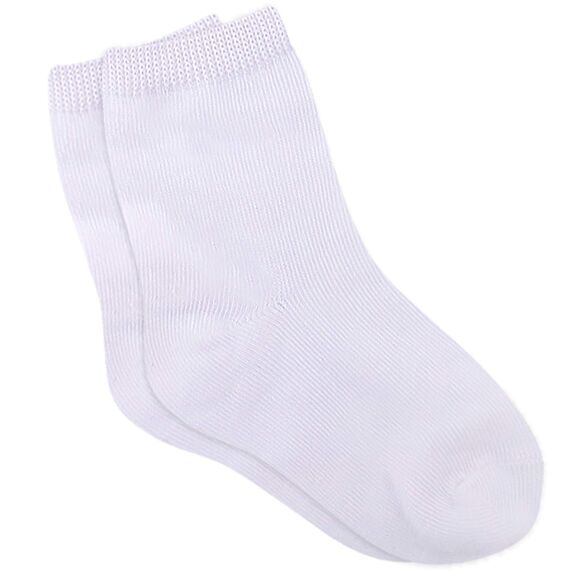 Duufin 18 Paar Kinder Socken Baby Socken Kleinkindsocken Baumwolle Söckchen Jungen Socken, Weiß, 1-2 Jahre