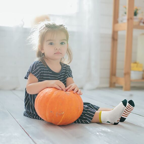 HYCLES Baby ABS Socken Kinder 12 Paar Stoppersocken Kinder Anti Rutsch Socken Kind Jungen Mädchen 23-26 27-30 Kleinkind Socken Baby 03 Tiger für 1-3 Jahre