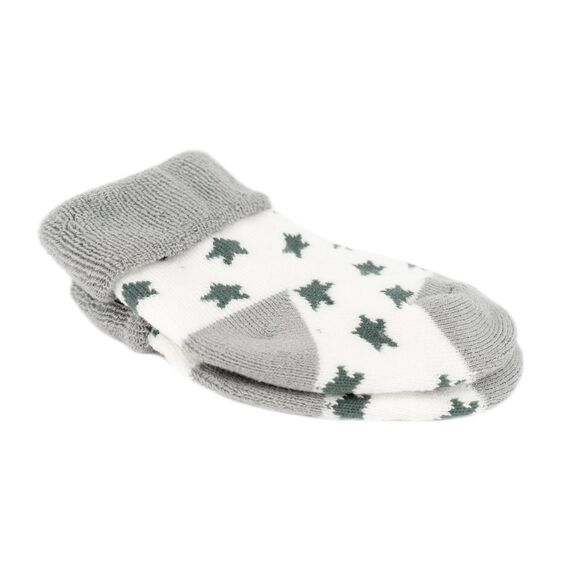 Ateid Baby Socken Frottee Gefüttert 5er-Pack Grau 6-12 Monate (Herstellgr. M)
