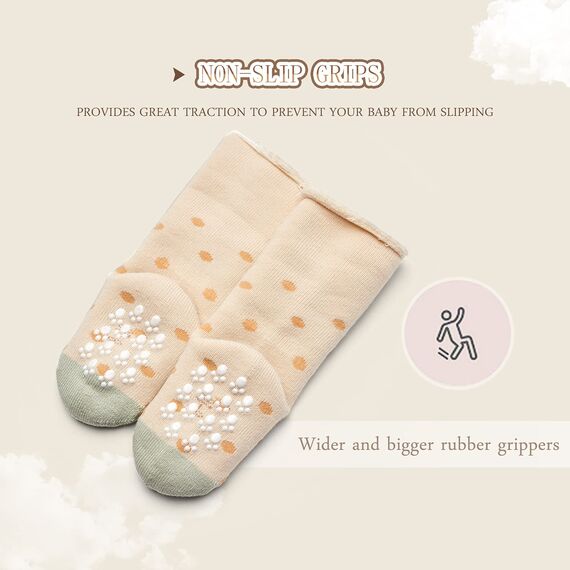 Aisyee Baby Wintersocken Dicke Kleinkind Jungen Mädchen Warme abs Socken Kleinkind Antirutsch Socken 2-4 Jahre