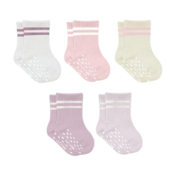 bistyle Bio-Baumwolle Stoppersocken Kleinkinder Baby ABS Antirutsch Socken Schachbrettmuster | Rutschsocken für Neugeborene Jungen Mädchen Tennissocken Sportsocken
