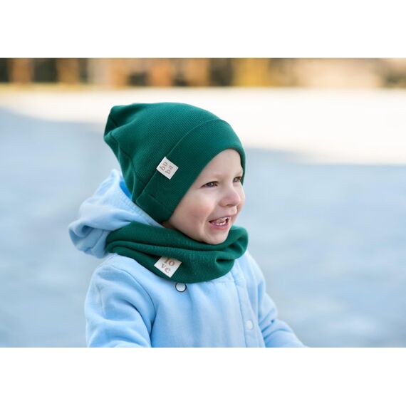 Bubalove - Mütze und Schal Set - Baumwollmütze - Kragen für Baby - Baumwollmütze und Halswärmer - Strickmütze - Mütze und Schals - Kinder Kindermütz
