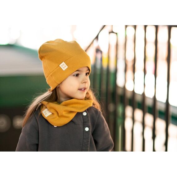 Bubalove - Mütze und Schal Set - Baumwollmütze - Kragen für Baby - Baumwollmütze und Halswärmer - Strickmütze - Mütze und Schals - Kinder Kindermütz