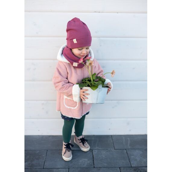 Bubalove - Mütze und Schal Set - Baumwollmütze - Kragen für Baby - Baumwollmütze und Halswärmer - Strickmütze - Mütze und Schals - Kinder Kindermütz