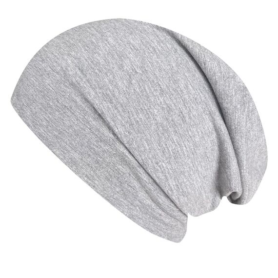 Wollhuhn ÖKO Wärmere Mädchen/Jungen Lässige Lines Long-Beanie/Wende-Mütze Ganzjährig (aus Öko-Stoffen, Bio) 20022002 (Lines schwarz/grau, XS)