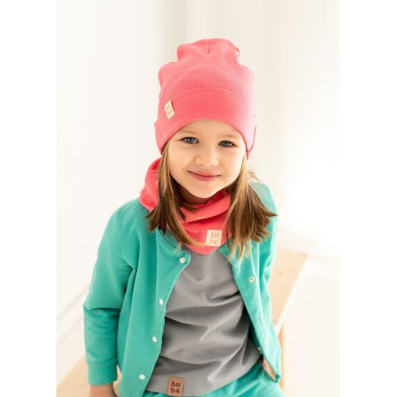 Bubalove - Mütze und Schal Set - Baumwollmütze - Kragen für Baby - Baumwollmütze und Halswärmer - Strickmütze - Mütze und Schals - Kinder Kindermütz