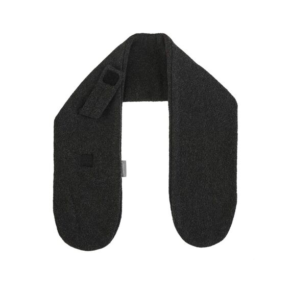 Sterntaler Schal aus Microfleece, gefüttert, mit Klettverschluss, zum Durchziehen - unisex Accessoires für Babys & Kleinkinder - warm, bequem und praktisch - anthrazit melange, Gr. 70cm
