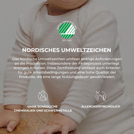 Dilling Baby Schlupfmütze aus Merinowolle - Haselnussbraun 98/128