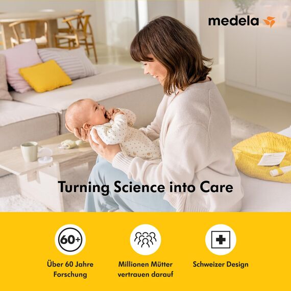 Medela Contact Brusthütchen aus Silikon – Weiches, ultradünnes Design – BPA-frei – 1 Packung mit 2 Hütchen (24 mm) und Aufbewahrungsbox