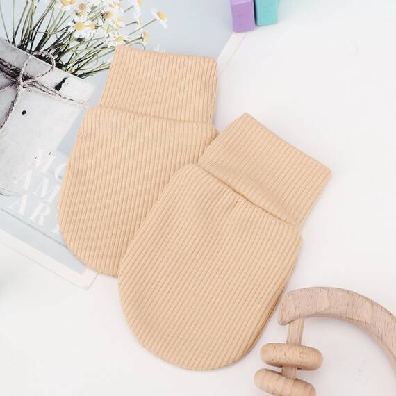 DRESHOW Neugeborenes Baby Fäustlinge Kleinkind Handschuhe Keine Kratzer Fäustlinge Handschuhe für 0-6 Monate