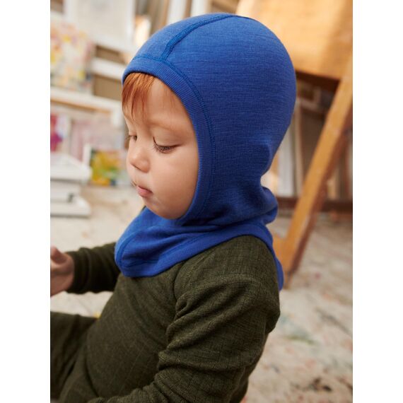 Dilling Balaclavas Saphirblau 62/74 100% Bio-Merinowolle Premium Kleider Baby Kleidung Winter laufbekleidung