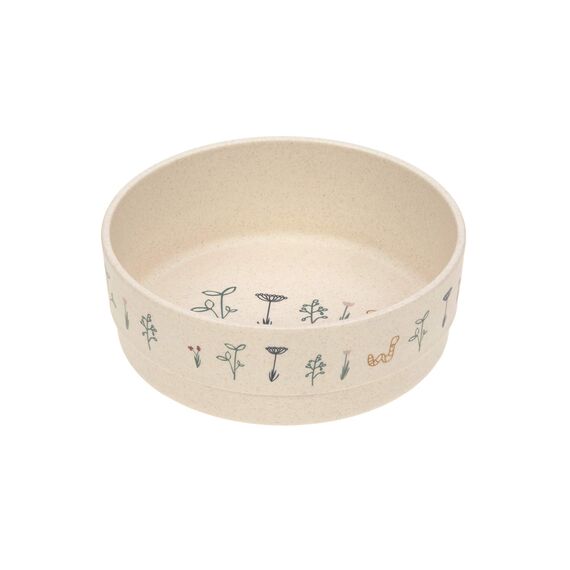 LÄSSIG Kindergeschirr Set (Teller, Becher, Schälchen, Löffel) ohne Melamin, BPA-frei, für Spülmaschine und Mikrowelle/Dish Set Garden Explorer, Mehrfarbig