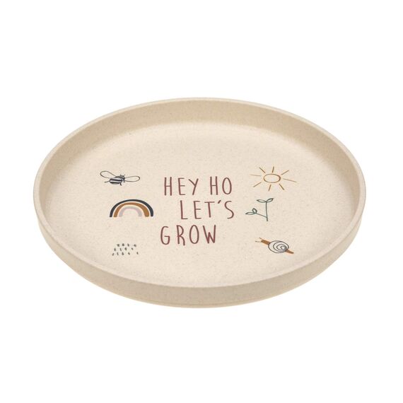 LÄSSIG Kindergeschirr Set (Teller, Becher, Schälchen, Löffel) ohne Melamin, BPA-frei, für Spülmaschine und Mikrowelle/Dish Set Garden Explorer, Mehrfarbig