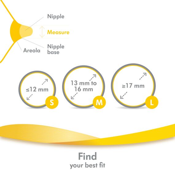 Medela Contact Brusthütchen aus Silikon – Weiches, ultradünnes Design – BPA-frei – 1 Packung mit 2 Hütchen (16 mm) und Aufbewahrungsbox (Packung mit 2)
