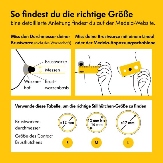 Medela Contact Brusthütchen aus Silikon – Weiches, ultradünnes Design – BPA-frei – 1 Packung mit 2 Hütchen (20 mm) und Aufbewahrungsbox