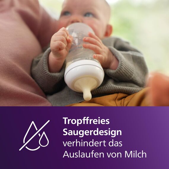 Philips AVENT Natural Response Sauger – 2x Sauger für Babyflaschen mit Durchflussstärke 4, für Babys ab 3 Monaten, BPA-frei (Modell SCY964/02)