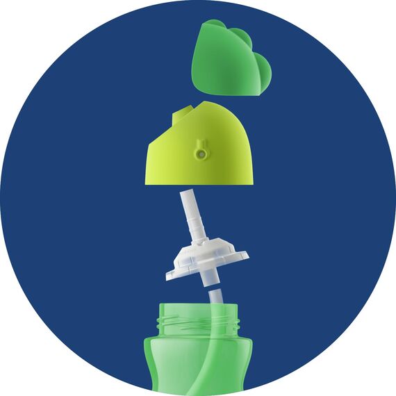 Philips AVENT SCF798/01 Strohhalmbecher, aus Silikon, grün