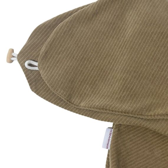 HOBEA-Germany Stillkissenbezug für Stillkissen 190cm Designs (Cord Taupe)