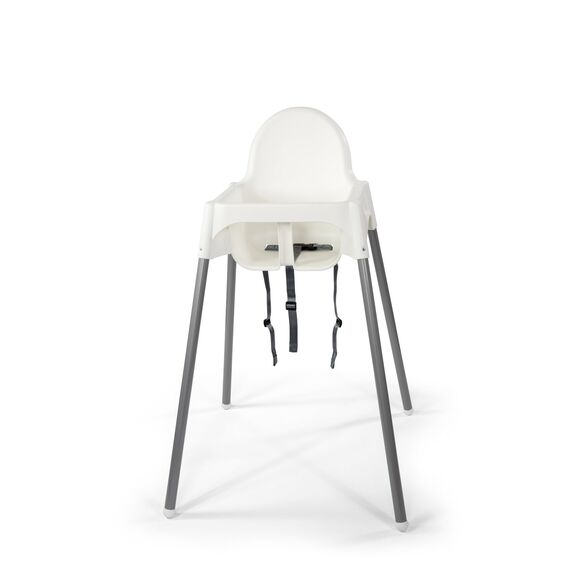 IKEA ANTILOP Kinderstuhl mit Sitzgurt; in weiß