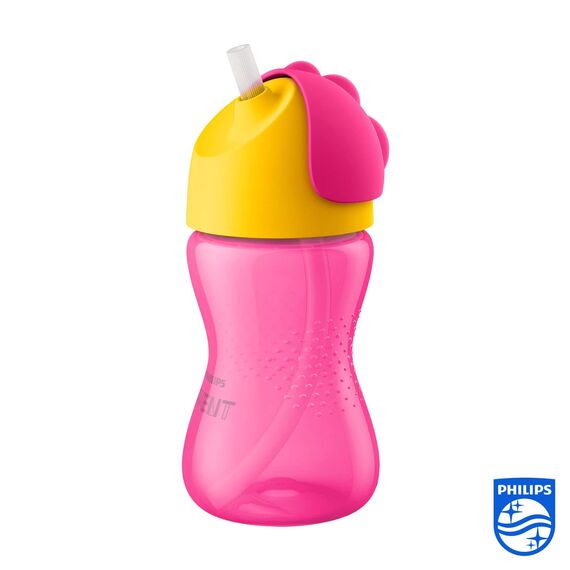 Philips AVENT SCF798/02 Strohhalmbecher, Rosa, 1 Stück (1er Pack)